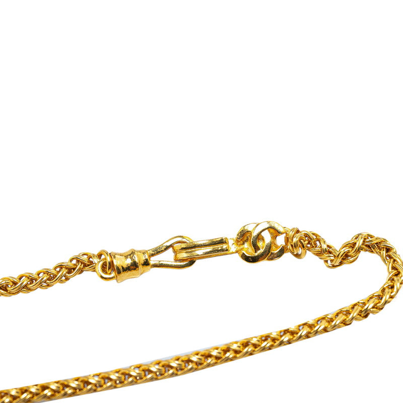 Top Quality Chanel Vintage Coco Mark Circle Necklace