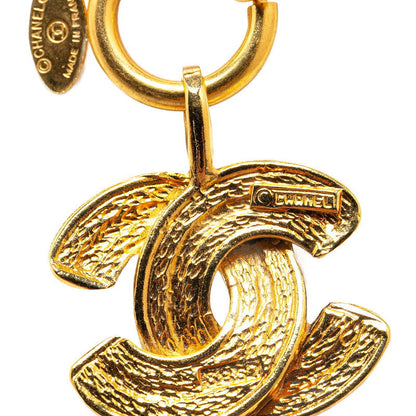 Top Quality Chanel Coco Mark Matelasse Necklace Gold Plated