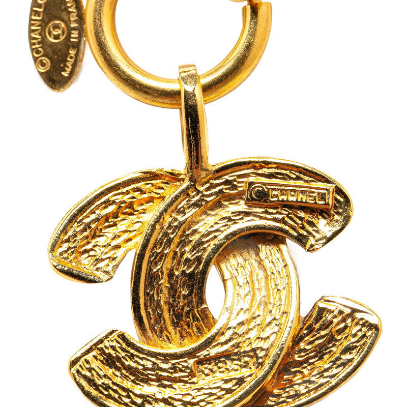 Top Quality Chanel Coco Mark Matelasse Necklace Gold Plated