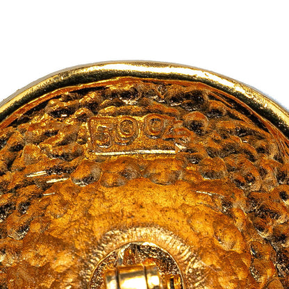 Top Quality Chanel Vintage Logo Gold Cuffs
