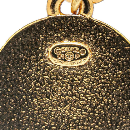 Top Quality Chanel Star Motif Earrings Gold Black