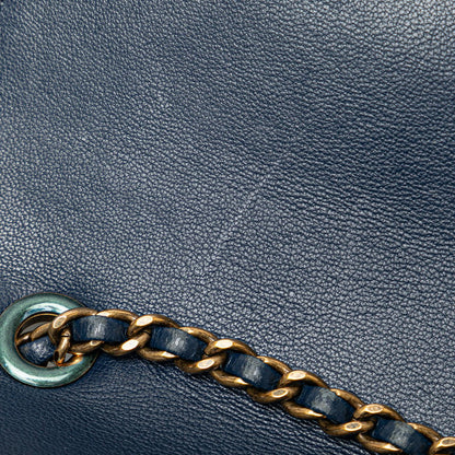 Top Quality Chanel Lambskin Coco Mark Matelasse Shoulder Bag