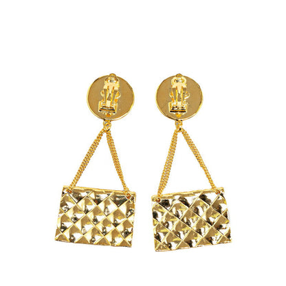 Top Quality Chanel Coco Mark Earrings Gold Plated