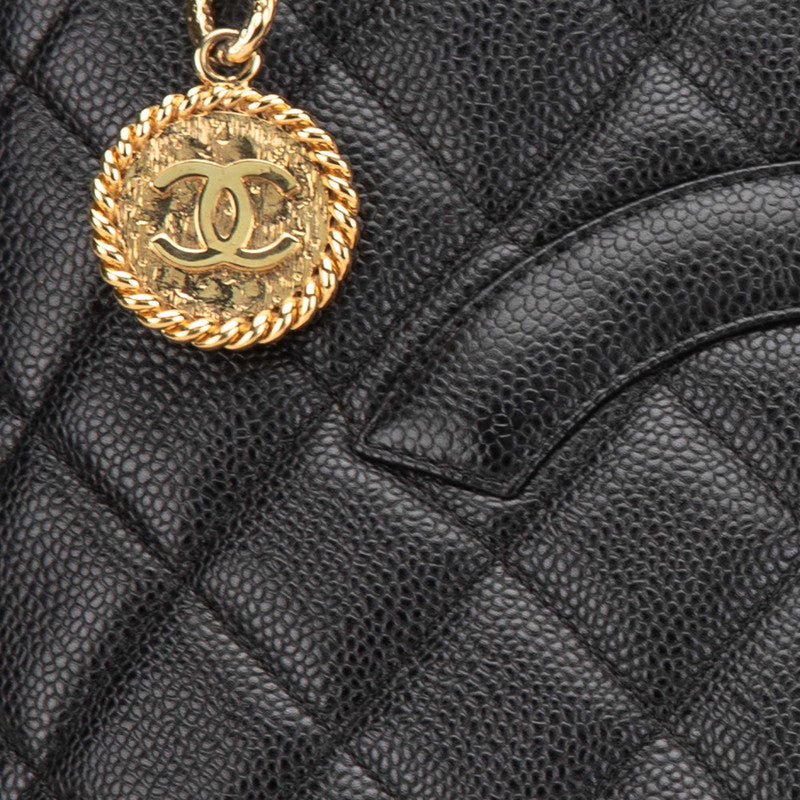 Top Quality Chanel Caviar Skin Matelasse Tote Bag A01804