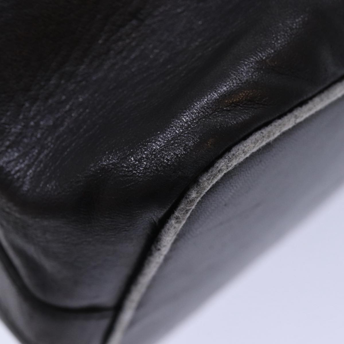 Top Quality Chanel COCO Mark Drawstring Chain Shoulder Bag Leather Brown CC Auth yk14076