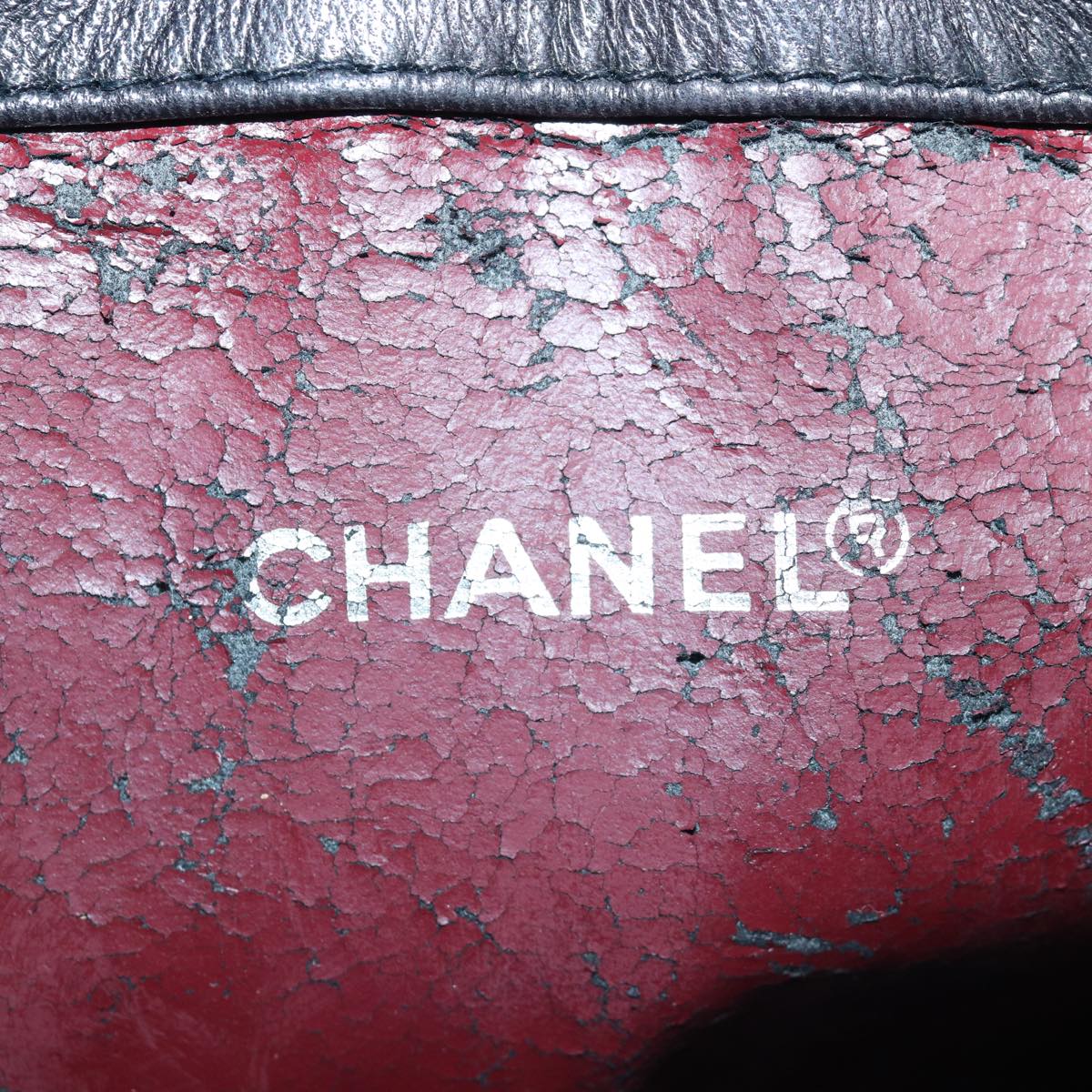 Top Quality Chanel COCO Mark Drawstring Chain Shoulder Bag Leather Brown CC Auth yk14076