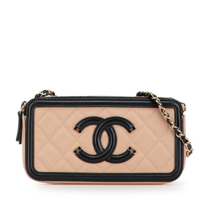 Top Quality Chanel Caviar CC Filigree Shoulder Bag